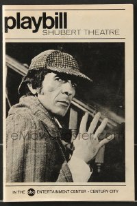 8s098 SHERLOCK HOLMES playbill 1976 starring Leonard Nimoy as Arthur Conan Doyle's detective!