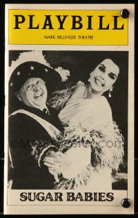 8s099 SUGAR BABIES playbill 1979 Ann Miller & Mickey Rooney in The Burlesque Musical on Broadway!