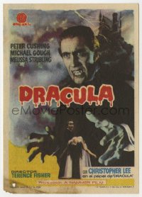 8s241 HORROR OF DRACULA Spanish herald 1959 Hammer, Christopher Lee as Dracula, Albericio art!