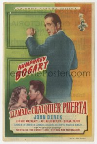 8s256 KNOCK ON ANY DOOR Spanish herald 1953 Humphrey Bogart, John Derek, directed by Nicholas Ray!