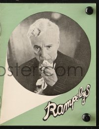8s161 LIMELIGHT Danish program 1952 different images of Charlie Chaplin + Tom art!