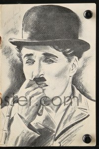 8s168 MODERN TIMES Danish program 1936 wonderful different images of Charlie Chaplin!