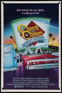 8t154 CHEECH & CHONG'S NEXT MOVIE 1sh 1980 see Cheech Marin & Tommy Chong do number 2!