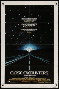 8t168 CLOSE ENCOUNTERS OF THE THIRD KIND 1sh 1977 Steven Spielberg sci-fi classic, Dreyfuss!
