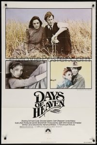 8t202 DAYS OF HEAVEN 1sh 1978 Richard Gere, Brooke Adams, directed by Terrence Malick!