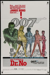 8t246 DR. NO 1sh R1980 Sean Connery, the most extraordinary gentleman spy James Bond 007!