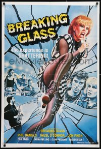 8t114 BREAKING GLASS English 1sh 1980 Hazel O'Connor is outrageous & rebellious, post punk!
