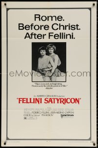 8t295 FELLINI SATYRICON 1sh 1970 Federico's Italian cult classic, Rome before Christ!