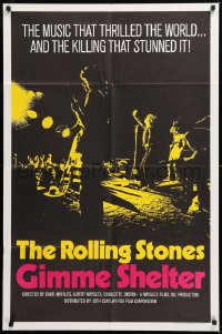 8t349 GIMME SHELTER int'l 1sh 1971 Rolling Stones out of control rock & roll concert!