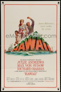 8t390 HAWAII 1sh 1966 Julie Andrews, Max von Sydow, Richard Harris, written by James A. Michener!