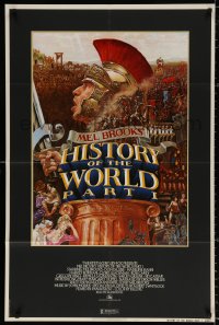 8t410 HISTORY OF THE WORLD PART I NSS style 1sh 1981 artwork of Roman soldier Mel Brooks by John Alvin!