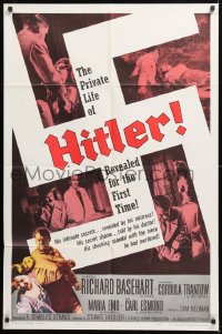 8t412 HITLER 1sh 1962 Richard Basehart in the title role, Women of Nazi Germany!
