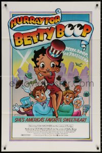 8t430 HURRAY FOR BETTY BOOP 1sh 1980 great art of the character by Leslie Cabarga!