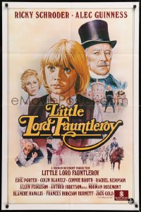 8t518 LITTLE LORD FAUNTLEROY 1sh 1980 Ricky Schroder, Alec Guinness, Tom William Chantrell art!