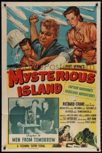 8t624 MYSTERIOUS ISLAND chapter 14 1sh 1951 cool sci-fi serial from Jules Verne novel!