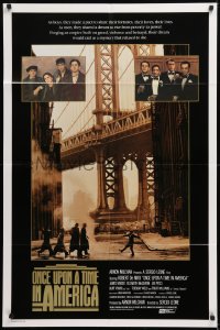 8t653 ONCE UPON A TIME IN AMERICA int'l 1sh 1984 Robert De Niro, James Woods, Sergio Leone!