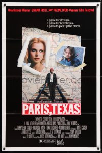 8t675 PARIS, TEXAS 1sh 1984 Wim Wenders, image of Nastassja Kinski, Harry Dean Stanton!