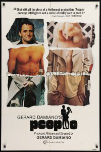 8t683 PEOPLE 1sh 1978 Gerard Damiano, sexy collage of porn stars including Serena & Jamie Gillis!