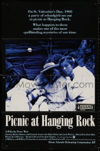 8t692 PICNIC AT HANGING ROCK 1sh 1979 Peter Weir classic about vanishing schoolgirls!