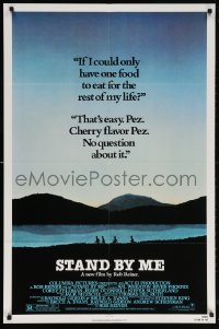 8t824 STAND BY ME 1sh 1986 Phoenix, Feldman, O'Connell, Wheaton, Sutherland, cherry Pez, rated!