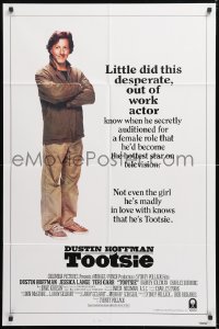 8t915 TOOTSIE int'l 1sh 1982 great solo full-length image of Dustin Hoffman, little did he know!