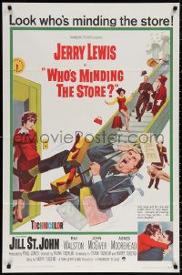 8t971 WHO'S MINDING THE STORE 1sh 1963 Jerry Lewis is the unhandiest handyman, Jill St. John