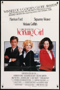 8t984 WORKING GIRL int'l 1sh 1988 Harrison Ford, Melanie Griffith & Sigourney Weaver!