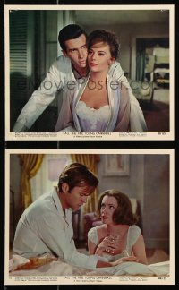 8w179 ALL THE FINE YOUNG CANNIBALS 2 color 8x10 stills 1960 Wagner, Natalie Wood, Hamilton!