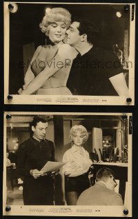 8w971 LET'S MAKE LOVE 2 8x10 stills 1960 both with sexy Marilyn Monroe + Yves Montand!