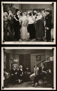8w978 MYRT & MARGE 2 8x10 stills 1933 Donna Damerel plays Marge, but The Three Stooges were in this!
