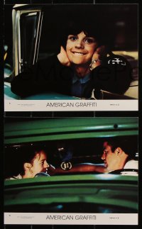 8w148 AMERICAN GRAFFITI 4 8x10 mini LCs R1978 George Lucas teen classic, the time of your life!