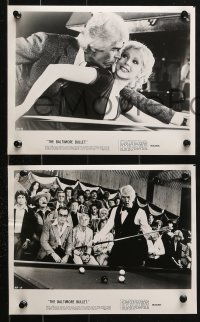 8w854 BALTIMORE BULLET 4 8x10 stills 1980 James Coburn, Omar Sharif, great images!
