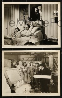 8w858 BOOGIE MAN WILL GET YOU 4 8x10 stills R1948 great images of Peter Lorre & Boris Karloff!