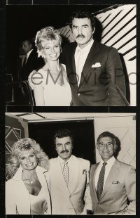 8w902 BURT REYNOLDS/LONI ANDERSON 3 7x9 stills 1980s images with Ricardo Montalban, at Spago, more!