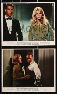 8w047 CHASE 8 color 8x10 stills 1966 Marlon Brando, Jane Fonda, Robert Redford, directed by Arthur Penn
