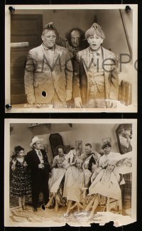 8w864 COOKOO CAVALIERS 4 8x10 stills 1940 The Three Stooges, Moe Howard, Larry Fine and Curly!