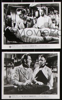 8w291 CURSE OF FRANKENSTEIN 19 8x10 stills 1957 Hammer, monster Christopher Lee, Peter Cushing!