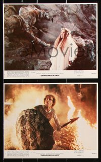 8w104 DRAGONSLAYER 7 8x10 mini LCs 1981 Peter MacNicol, Caitlin Clarke, cool fantasy images!