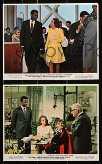 8w120 GUESS WHO'S COMING TO DINNER 6 color 8x10 stills 1967 Sidney Poitier, Spencer Tracy, Hepburn!