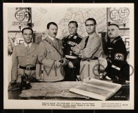 8w919 HITLER GANG 3 8x10 stills 1944 Bobby Watson as Adolf w/ Martin Kosleck & Nazi officers!