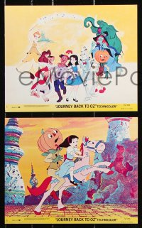 8w062 JOURNEY BACK TO OZ 8 8x10 mini LCs 1974 animated fantasy cartoon sequel, great images!