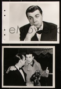 8w825 KEN MURRAY 5 8x11 key book stills 1940s cool close-up portrait of, two with Knox Manning!