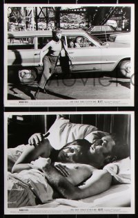 8w295 KLUTE 19 8x10 stills 1971 great images of Donald Sutherland, Jane Fonda, pimp Roy Scheider!