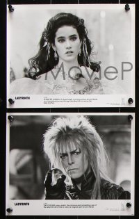 8w495 LABYRINTH 11 8x10 stills 1986 George Lucas, Jim Henson, David Bowie & Jennifer Connelly!