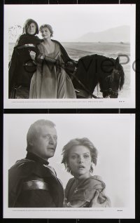 8w589 LADYHAWKE 9 8x10 stills 1985 great images of sexy Michelle Pfeiffer, Rutger Hauer!