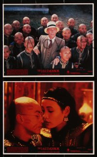 8w143 LAST EMPEROR 5 8x10 mini LCs 1987 Bernardo Bertolucci epic, Peter O'Toole, Joan Chen, Lone!