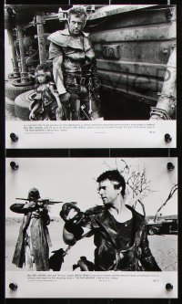 8w712 MAD MAX 2: THE ROAD WARRIOR 7 8x10 stills 1982 images of Mel Gibson who returns as Mad Max!