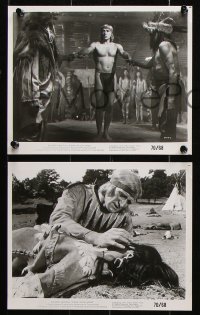 8w828 MAN CALLED HORSE 5 8x10 stills 1970 Harris becomes Sioux Native American Indian warrior!