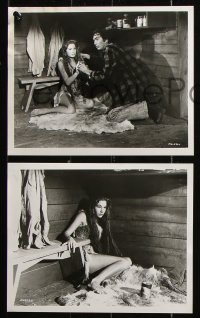 8w465 MARA OF THE WILDERNESS 12 8x10 stills 1965 sexy wolf-girl Lori Saunders, Adam West!