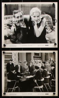 8w543 MONKEY BUSINESS 10 8x10 stills R1949 great images of all 4 Marx Brothers including Zeppo!